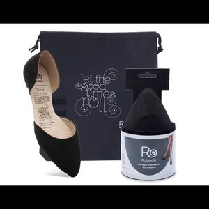 Black Rollasole La Femme Flats Medium (7.5-8.5).